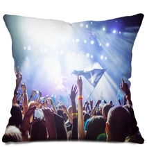 Abstract Soft Background The Fans In The Concert Hall Hands In The Air Pillows 114737904
