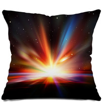 Abstract Space Background With Stars Pillows 57699849