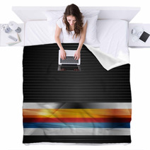 Abstract Stripes Vector Design Blankets 62075644