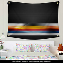 Abstract Stripes Vector Design Wall Art 62075644