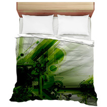 Abstract Tech Background Bedding 2410946