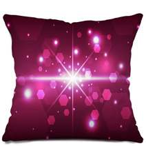 Abstract Technology Space Background, Vector Illustration Pillows 71228159