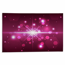 Abstract Technology Space Background, Vector Illustration Rugs 71228159