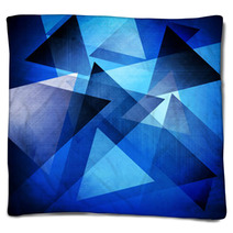 Abstract Triangle Background Blankets 54542609