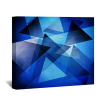 Abstract Triangle Background Wall Art 54542609
