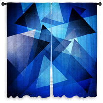 Abstract Triangle Background Window Curtains 54542609