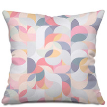 Abstract Vector Colorful Geometric Harmonic Wave Background Pillows 188799155