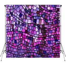Abstract Vector Stained Glass Mosaic Background Backdrops 303345660