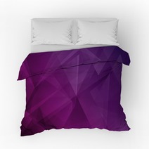 Abstract Violet Polygonal Mosaic Background Bedding 116753554
