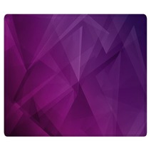 Abstract Violet Polygonal Mosaic Background Rugs 116753554