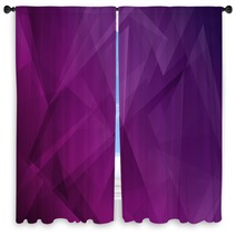 Abstract Violet Polygonal Mosaic Background Window Curtains 116753554