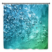 Abstract Water With Bubbles Bath Decor 20213183