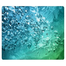 Abstract Water With Bubbles Rugs 20213183