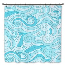 Abstract Wave Pattern For Your Design Bath Decor 62604864
