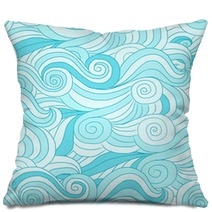 Abstract Wave Pattern For Your Design Pillows 62604864