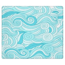 Abstract Wave Pattern For Your Design Rugs 62604864