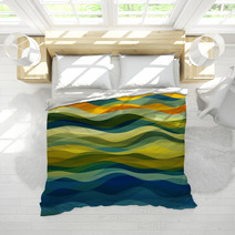 Abstract Wavy Background Bedding 63381485