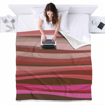 Abstract Wavy Background Blankets 58485379