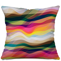 Abstract Wavy Background Pillows 56267576