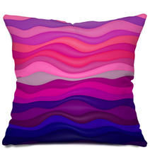 Abstract Wavy Background Pillows 57065834