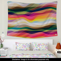 Abstract Wavy Background Wall Art 56267576