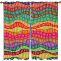 Abstract Wavy Background Window Curtains 56957118