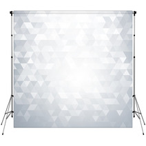 Abstract White Geometric Background Backdrops 52730826