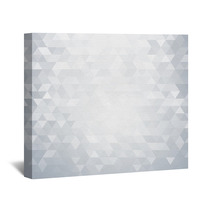 Abstract White Geometric Background Wall Art 52730826
