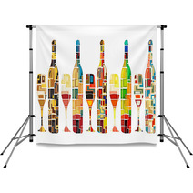 Abstract Wine Collection Backdrops 42974175