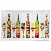 Abstract Wine Collection Rugs 42974175