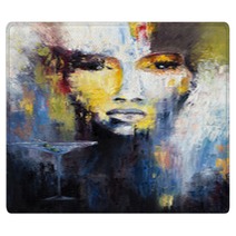 Abstract Woman Rugs 187297621