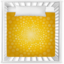Abstract Yellow Background Made Of Small Circles Nursery Decor 69090636