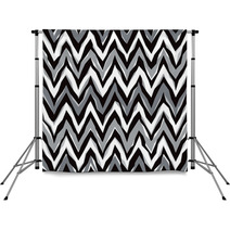 Abstract Zigzag Pattern In Grey Repeats Seamlessly Backdrops 136180451