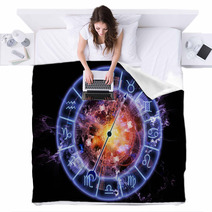 Abstract Zodiac Background Blankets 40367653