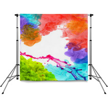 Acrylic Colors In Water. Abstract Background. Backdrops 55867607