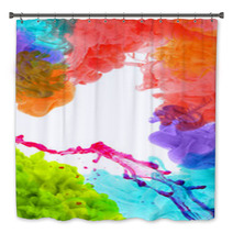 Acrylic Colors In Water. Abstract Background. Bath Decor 55867607
