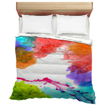 Acrylic Colors In Water. Abstract Background. Bedding 55867607