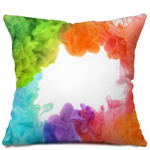 Acrylic Colors In Water. Abstract Background. Pillows 55867602
