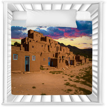 Adobe Houses In The Pueblo Of Taos, New Mexico, USA. Nursery Decor 68300979