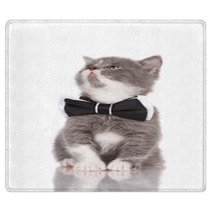 Adorable Kitten In A Bow Tie Rugs 65203750