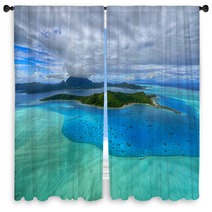 Aerial View On Bora Bora Window Curtains 56791307
