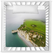 Aerial View On The Steep Coast Of Normandy Nursery Decor 65710193