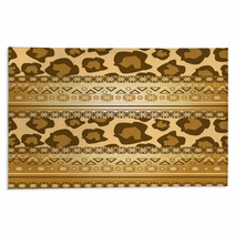 Africa Stile Ornament Background Rugs 33659685