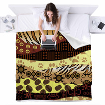 African Style Background Blankets 37972528