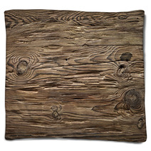 Aged Dark Wood Texture Blankets 46368940