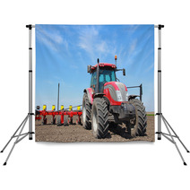 Agricultural Machinery, Sowing Backdrops 51555033