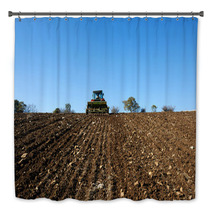 Agricultural Tractor Sowing Seeds Bath Decor 59048712