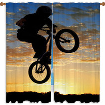 Airborne Bike Window Curtains 9395630