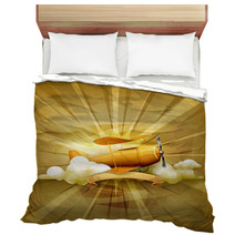 Aircraft, Old Style Background Bedding 57932845