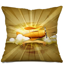 Aircraft, Old Style Background Pillows 57932845